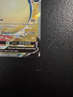 Pokemon Snorlax V 197/202 Swsh01 Ultra Rare Full Art Holo 220 HP - Image 5