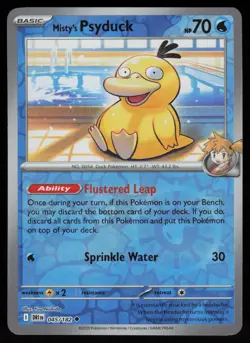 MISTY'S PSYDUCK 045/182 UNCOMMON DESTINED RIVALS POKEMON REVERSE HOLO NM/M - Image 1