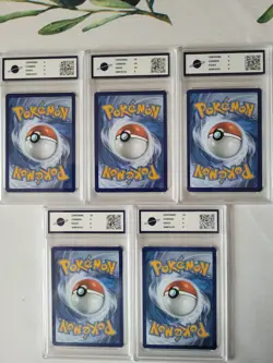 5 x POKEMON GRADED BUNDLE - 3X RADIANT RARE, 2X SHINY RARE - RKT GRADED - Image 2