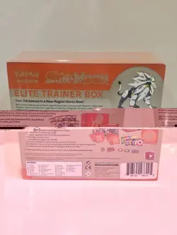 Pokemon Sun & Moon Base Set Elite Trainer Box ETB (Solgaleo) Factory Sealed - Image 2