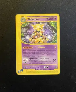 Pokemon Expedition Alakazam Non-Holo Rare 33/165 Lp - Image 1