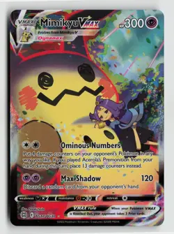 Pokemon - Mimikyu VMAX - TG17/TG30 Brilliant Stars Trainer Gallery - NM - Image 1
