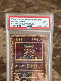2000 Pokemon Movie Promos Ancient Mew PSA 9 - Image 2