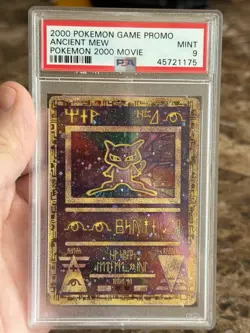 2000 Pokemon Movie Promos Ancient Mew PSA 9 - Image 3