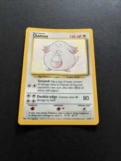 3/102 Chansey, Vintage Holo Pokemon, 1999-2000 4th Print Limited - Image 4