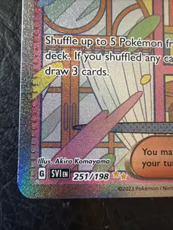 Pokemon TCG Miriam 251/198 SV01 Scarlett Violet Base Special Illustration Rare - Image 2