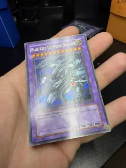 Yugioh BLUE-EYES ULTIMATE DRAGON JMP-EN005, SECRET RARE, TOP CONDITION PSA - Image 2