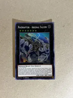 Raidraptor Arsenal Falcon 1st Edition Super Rare ROTD-EN094 Yugioh - Image 1