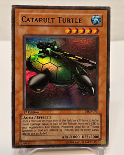 Catapult Turtle MRD-075 Super Rare 1st Edition Yugioh 1600 - Image 1