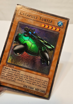 Catapult Turtle MRD-075 Super Rare 1st Edition Yugioh 1600 - Image 4