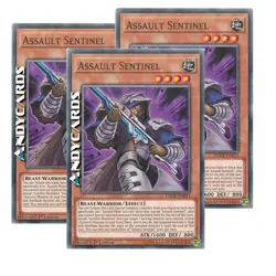 3x ASSAULT SENTINEL (Sentinella D'assalto) • Comune DANE EN011 YUGIOH ANDYCARDS - Image 1