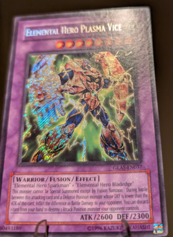 Yu-Gi-Oh! - Elemental Hero Plasma Vice - GLAS-EN037 - Unlimited - LP - Image 3