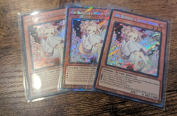 Yugioh Ash Blossom & Joyous Spring Secret Rare RA04-EN025 Alt Art x3 Playset - Image 1