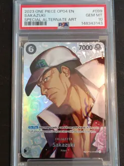 2023 One Piece Sakazuki Special Alternate Art PSA 10 Op-02 099 - Image 1