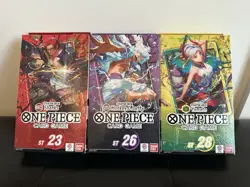 One Piece Starter Deck Lot ST-23 ST-26 ST-28 Shanks Luffy Yamato Sealed - Image 1