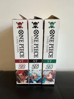 One Piece Starter Deck Lot ST-23 ST-26 ST-28 Shanks Luffy Yamato Sealed - Image 3