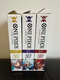 One Piece Starter Deck Lot ST-23 ST-26 ST-28 Shanks Luffy Yamato Sealed - Image 4