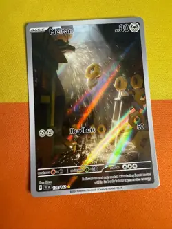 Pokemon Card Meltan 179/162 Temporal Forces Illustration Rare NM - Image 1