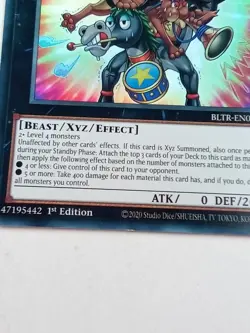 Wonky Quartet Bltr-en040 Holo 1st Edition Yu Gi Oh Card 2020 - Image 2