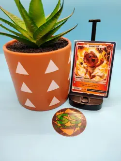 GamerSupps - VCARD Awakened Worlds - Burnt Pup (Buffpup) - Mascot VTuber Card - Image 1