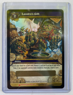 WoW TCG Landro’s Gift Loot Card Cataclysm Collector’s Edition 2010 UNSCRATCHED - Image 3