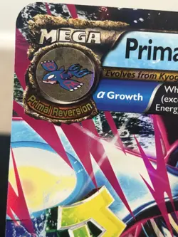 JUMBO CARD = Primal Kyogre EX HOLO 55/160 Full Art Ultra Rare - XY Pokemon Card - Image 3