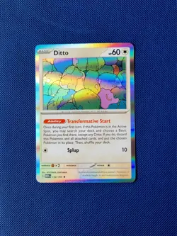 Ditto 132/165 Holo Rare English S & V 151 - Pokemon Card - Image 1
