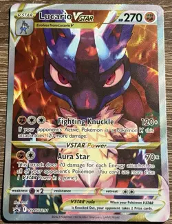Lucario VSTAR SWSH291 SWSH: Sword & Shield Promo Cards Holo - Image 1