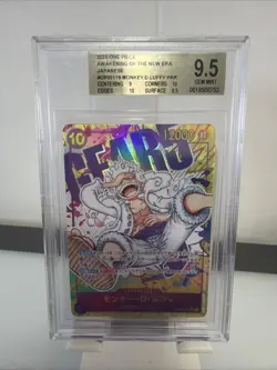 BGS 9.5 One Piece Card Monkey D. Luffy Gear 5 GEM MINT Special Alt Art Rare - Image 1