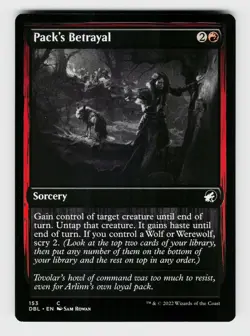 MTG, Innistrad: Double Feature, Pack's Betrayal, regular, No.153, C - Image 1