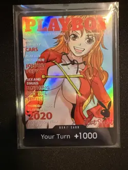 Nami Playboy Cover Don!! Card Fan Art One Piece TCG - Image 1