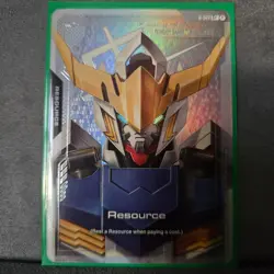 gundam tcg card game GD02 R-017 Barbatos C+ Resourse Foil - Image 1