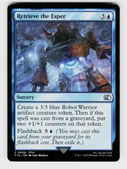 MTG, FINAL FANTASY, Retrieve the Esper, regular, No.68, C - Image 1