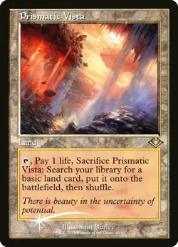 NM-Mint, English MTG Regular Prismatic Vista - Retro Frame Modern Horizons Magic - Image 1