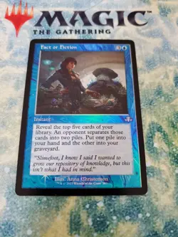 Mtg. Fact or Fiction - Foil Retro Frame. Dominaria Remastered. Pack Fresh - Image 1