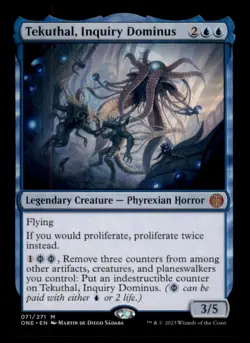 Tekuthal, Inquiry Dominus M Phyrexia: All Will Be One 71 NM - Image 1