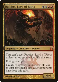 Rakdos, Lord of Riots NonFoil Return to Ravnica 187 NM MTG - Image 1