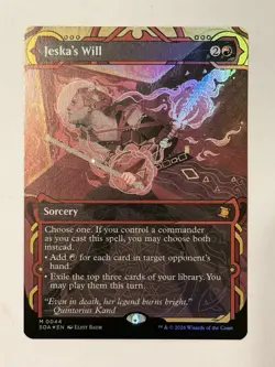 MTG Jeska's Will #44 Secrets of Strixhaven - SOA - Foil NM - Image 1