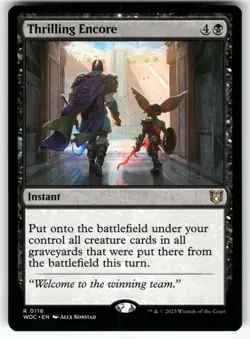 MAGIC: THE GATHERING THRILLING ENCORE 118 RARE COMMANDER: WILDS OF ELDRAINE NM - Image 1
