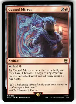 MAGIC: THE GATHERING CURSED MIRROR 226 RARE UNIVERSES BEYOND: DOCTOR WHO NM - Image 1