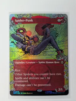 Spider-Punk (0210) (Borderless) 210 Marvel's Spider-Man SPM R - Image 1
