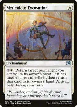 [MTG] Meticulous Excavation (Foil) (016) (BRO) NM - Image 1