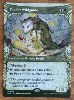 MTG Bloomburrow, Tender Wildguide - Borderless - Image 1