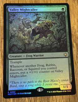 MTG Bloomburrow, Valley Mightcaller - Foil - Image 1