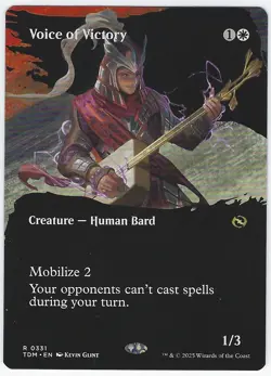 Voice of Victory (Borderless) MTG: Tarkir: Dragonstorm Rare - Image 1