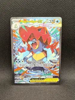 Pokemon TCG Ascended Heroes Mega Feraligatr EX 274/217 SIR NM RAW Fresh Pack - Image 1
