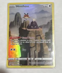Pokemon Hoothoot TG12/TG30 Astral Radiance Ultra Rare Full Art Holo - Image 1