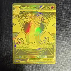 Pokemon Mega Charizard X EX 130/094 Me02: Phantasmal Flames Holo 360 HP - Image 1