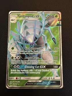 Pokemon Card Golisopod GX 129/147 Full Art Ultra Rare Burning Shadows 51 - Image 1