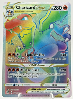 Charizard VSTAR Pokemon Brilliant Stars Secret Rare Holo 174/172 - Image 1